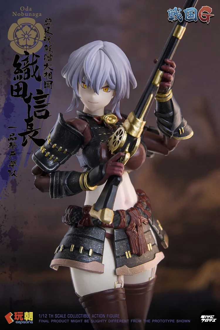 Oryginalny Keepgoing Warring States G Series Oda Nobunaga Żołnierzka 1/12 Figurka Model Zabawka Dostępna od Ręki