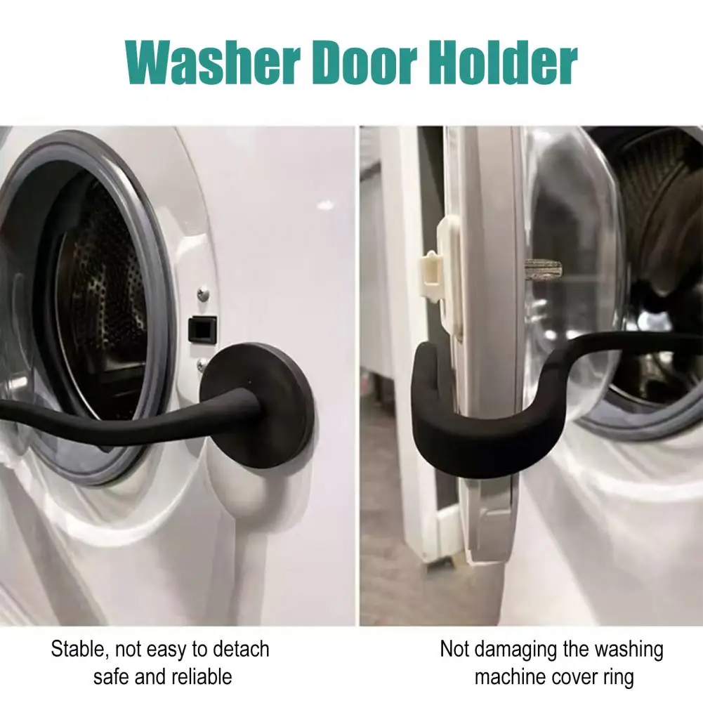 Washer Door Holder Washing Machine Door Prop Front Load Washer Door Prop Magnetic Flexible Dryer Holder Ventilated for Drying