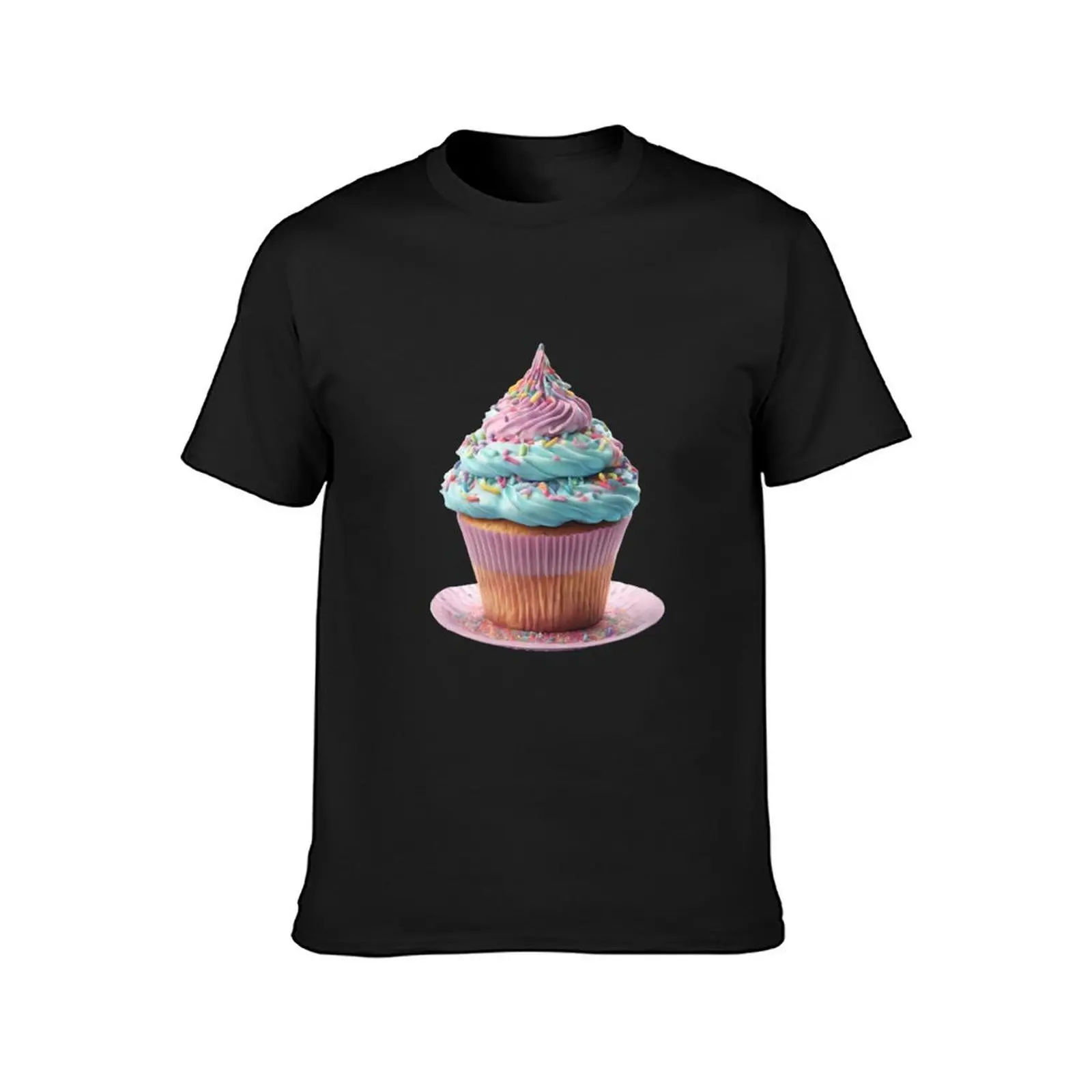 Cupcake for real Baking Lovers, sugar frosting, food T-Shirt cute clothes hippie clothes blacks customizeds men graphic t shirts