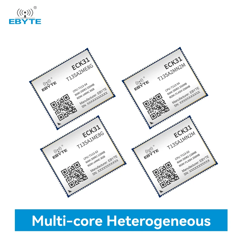 Allwinner T113-S Core Board EBYTE ECK31-T13SA1 ECK31-T13SA2  Module Dual-core Cortex-A7 Cortex-A7 RISC-V Ultra-small Size