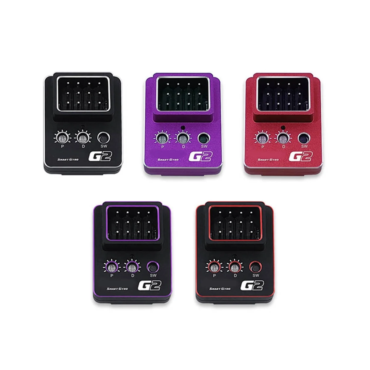 【جديد】 جيروسكوب سيارة G2 بمساعدة نظام مزدوج 8.4 فولت جهد عالي مناسب لعلبة ألومنيوم للسيارة عن بعد 1/10 RC D