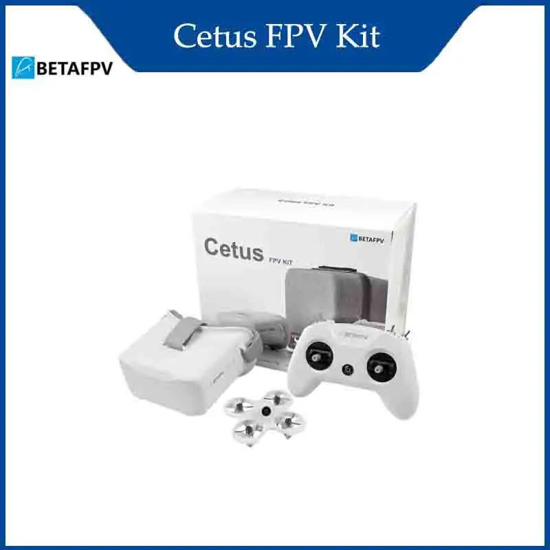 BETAFPV Cetus FPV Kit for Beginners Ready-to-Fly Drone Set with Brushed Quadcopter, LiteRadio2 SE Transmitter & VR02 FPV Goggles