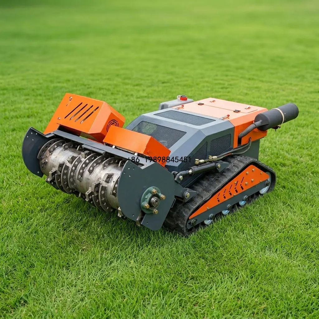 Factory Direct Sales Brush Cutter Industrial Grade High-Horsepower Hydraulic 12KW Mulcher Self Propelled