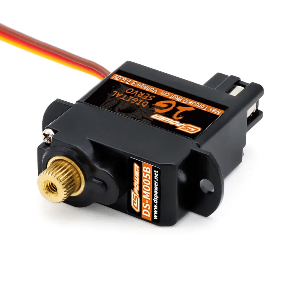 1/5/10/20 قطعة DSPOWER 2G مايكرو ميتال جير أجهزة رقمية 4.8-6 فولت ل RC سيارة صغيرة طائرة ثابتة الجناح هليكوبتر قارب القناة روبوت