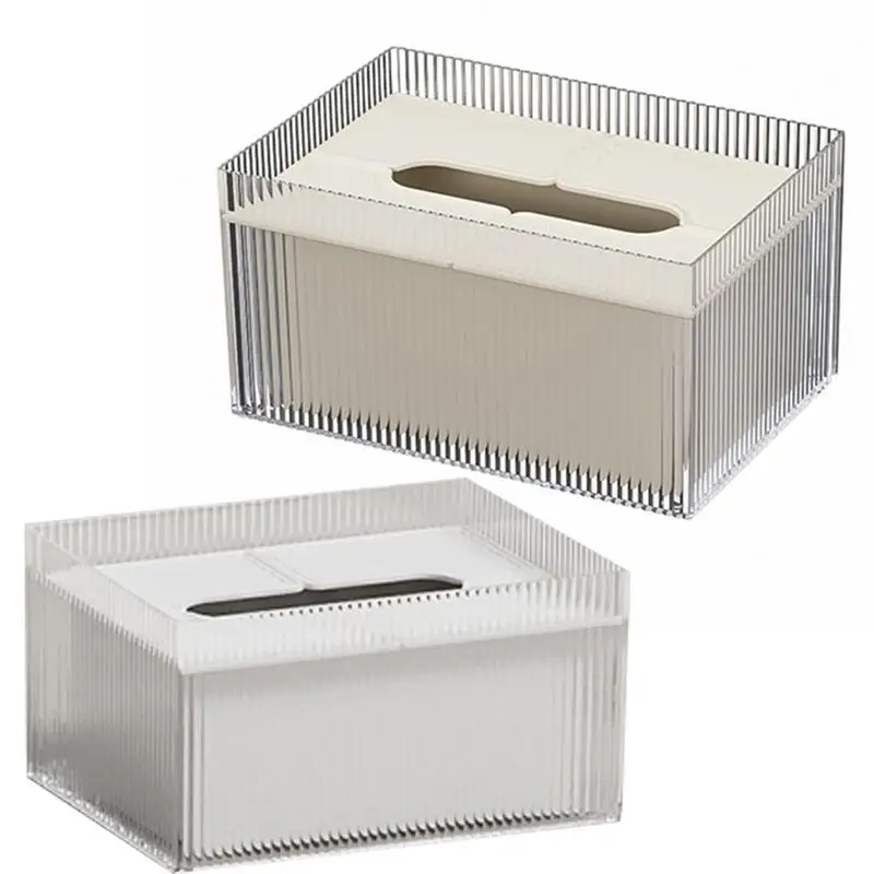 Tissue Box Holder Handkerchief Case Wipes Dispenser Toilet Paper Tissue Paper Organizer Container Household Accessories