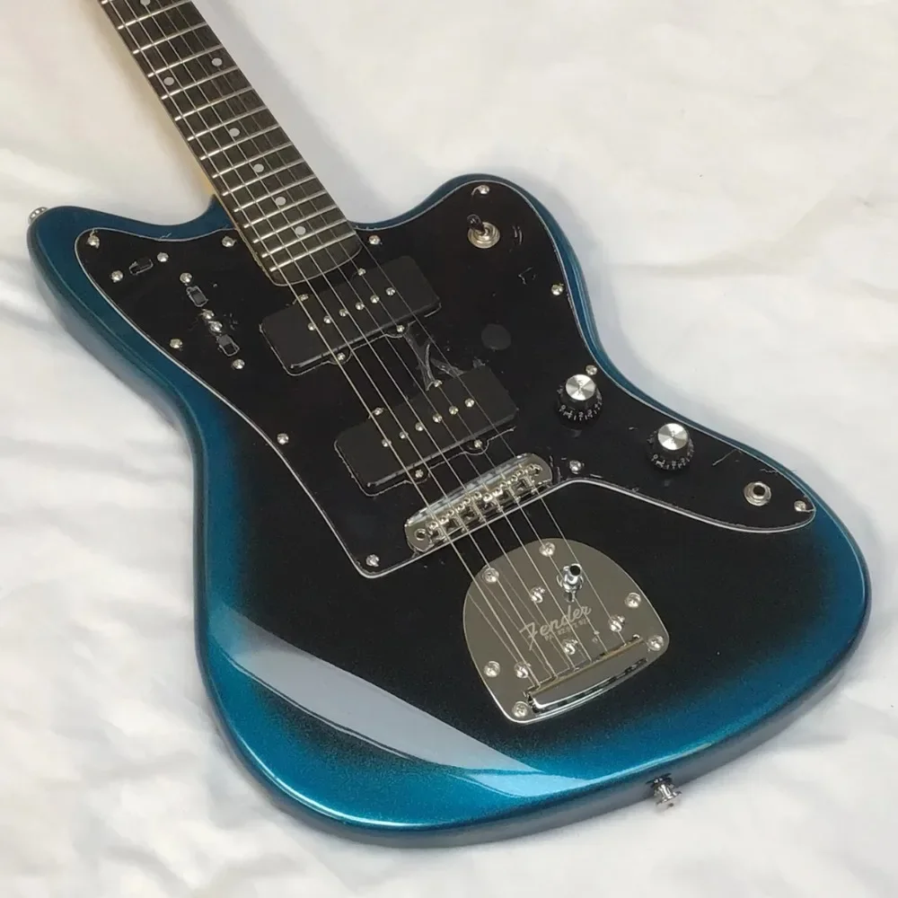 Music Electric Guitar Series, Custom Jazz Master String Instrument Solid Body Baked Maple Neck Electric Guitar