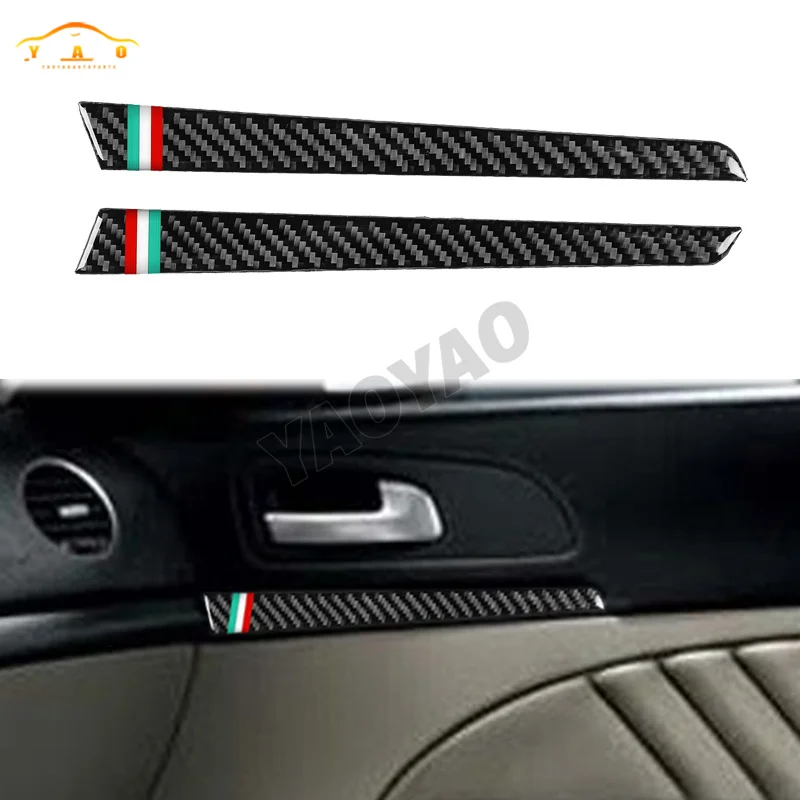

Car Sticker For Alfa Romeo 159 Brera Spider 2004-2011 Carbon Fiber Door Panel Decoration Strips Trim Decoration Accessories