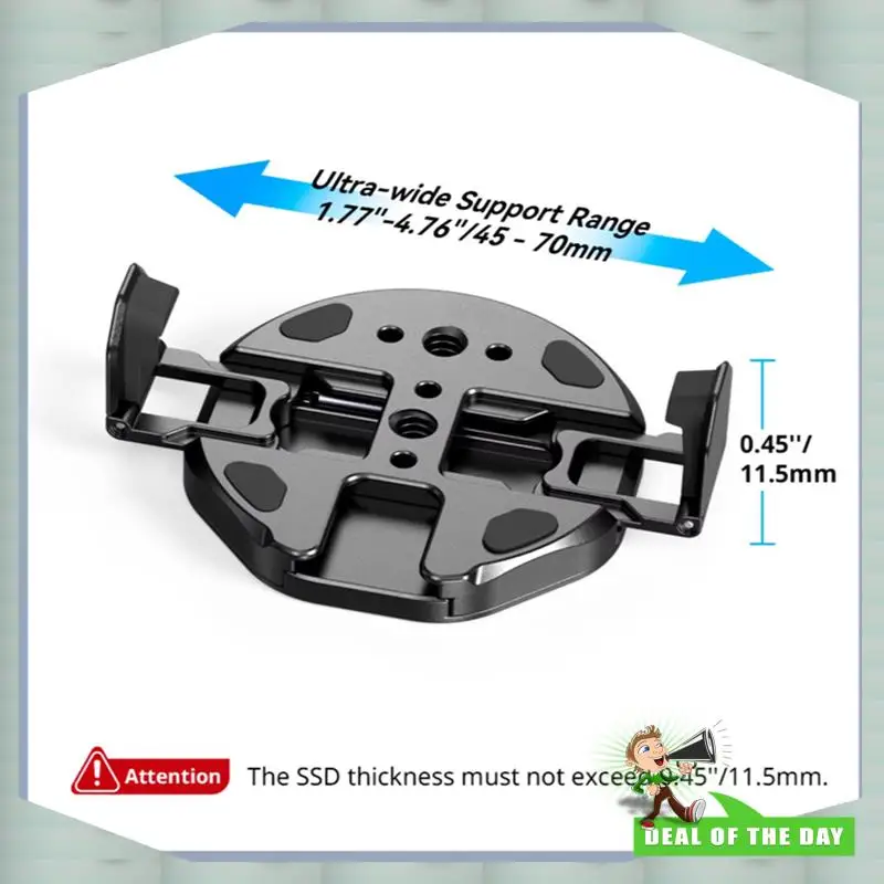 24-Hour Delivery For Magsafe For External SSD Attachable Phone Clamp Magnetic Holder For Crucial