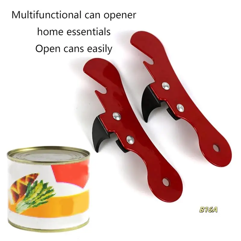 Multifunction Can Opener Stainless Steel Side Cut Manual Can Professional Can Opener Cans Kitchen Tool Can Opener
