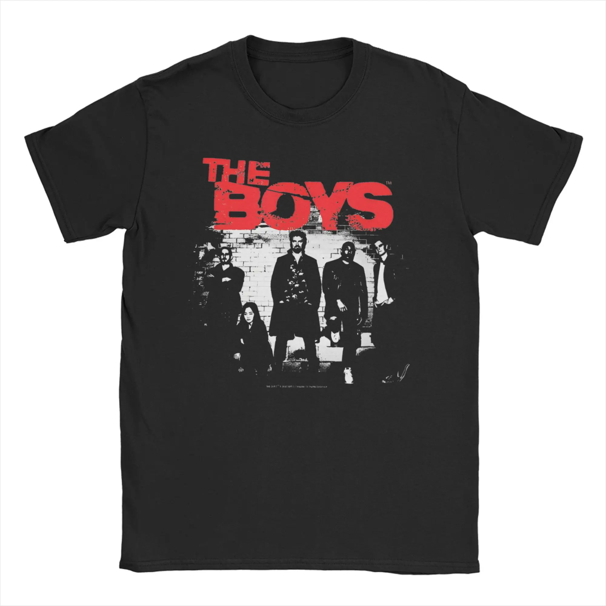 Camisetas Casuais The Boys Group Homelander para Homens e Mulheres, Camisetas de Algodão com Gola Redonda, Camiseta de Manga Curta, Roupas Plus Size