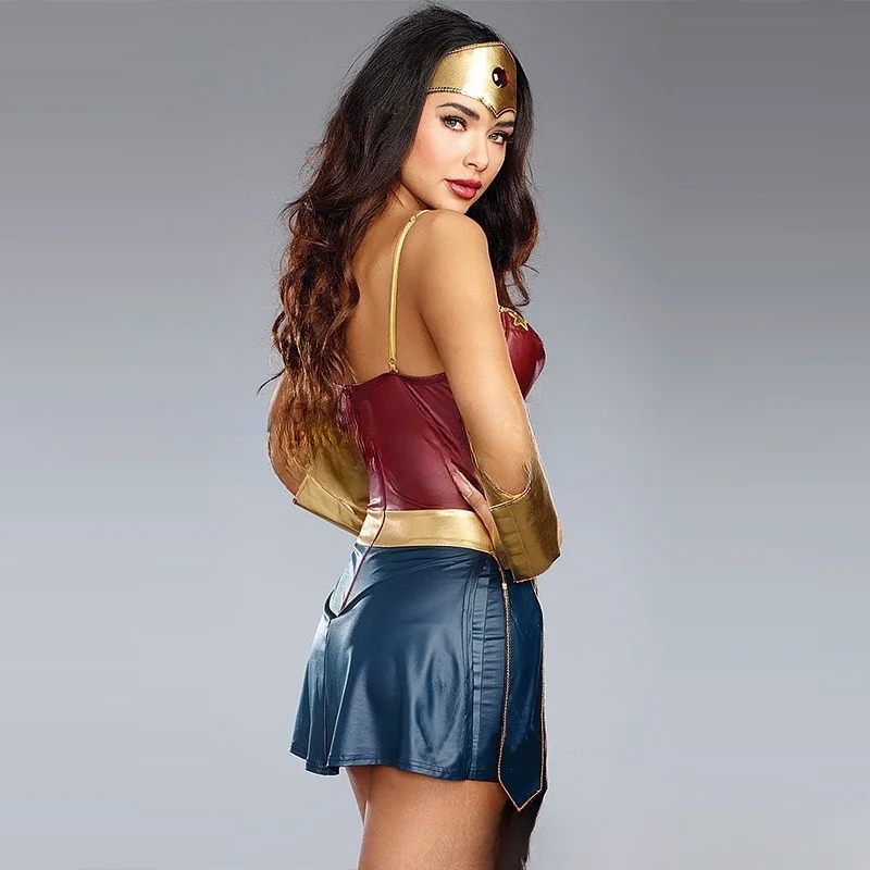 European and American Wonder Woman Sexy Costume Cosplay Cosplay League of Legends Gladiator Uniform