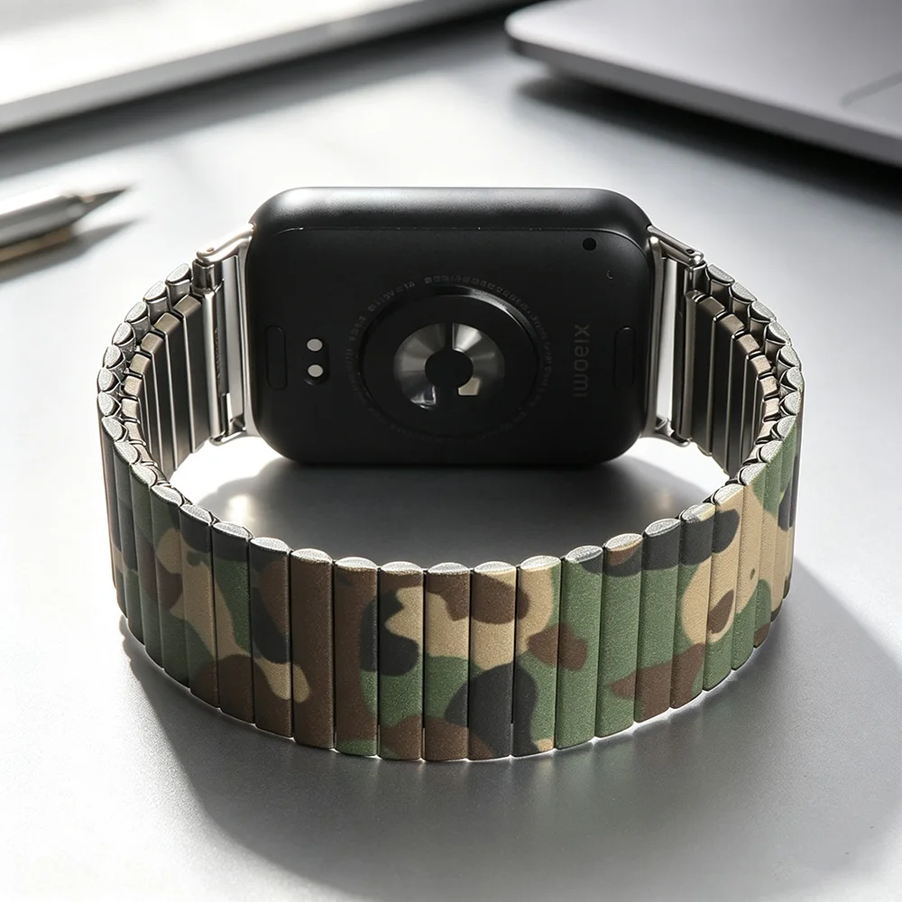 Multi Colored Elastic Stainless Steel Strap for Xiaomi Band Mi 8Pro 9Pro 10Pro Bracelet Redmi Watch 4/5/6 Breathable Wristband