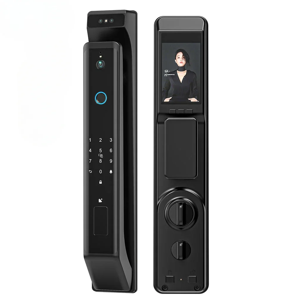 

Electronic Front Smart Door Lock 3d Face Recognition Smart Door Lock Tuya Electric Digital Fingerprint Smart Door Lock