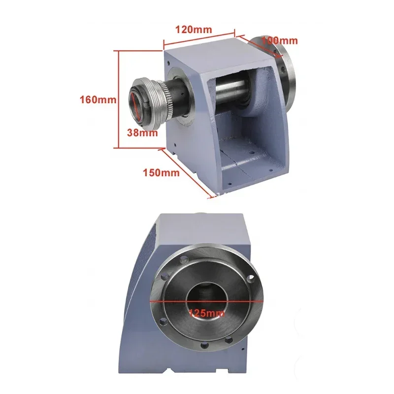 WM210V-143A accessories bedside box assembly spindle 38mm MT5