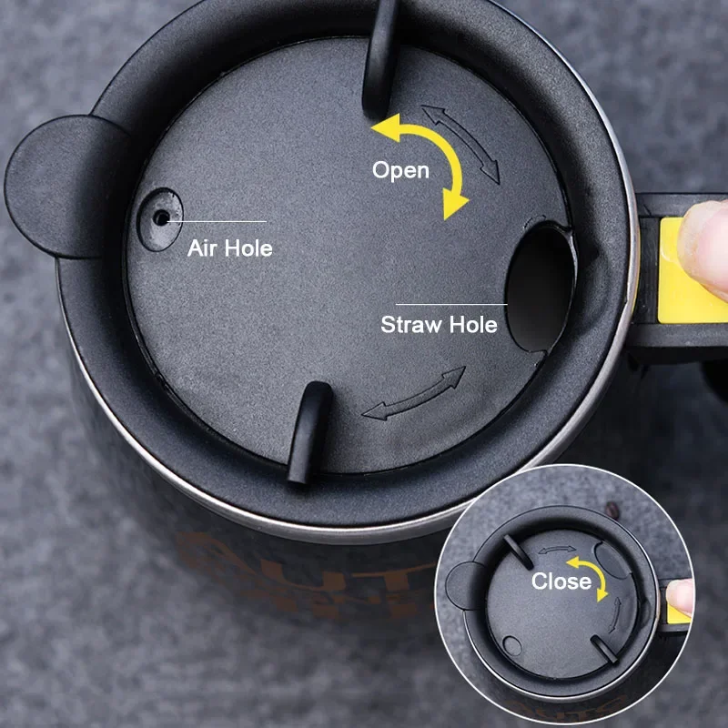 Nuova tazza da caffè autoagitante tazza da frullatore per miscelazione automatica in acciaio inossidabile ricaricabile USB per regalo di compleanno di natale per l'home Office