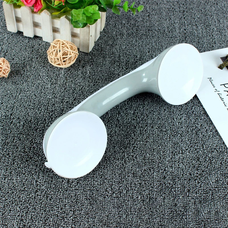 1Pc Bath Shower Tub Grab Handle Anti Slip Suction Cup Grab Handle Bar For Elderly Safety Bathroom Rail Grip Household Accessory