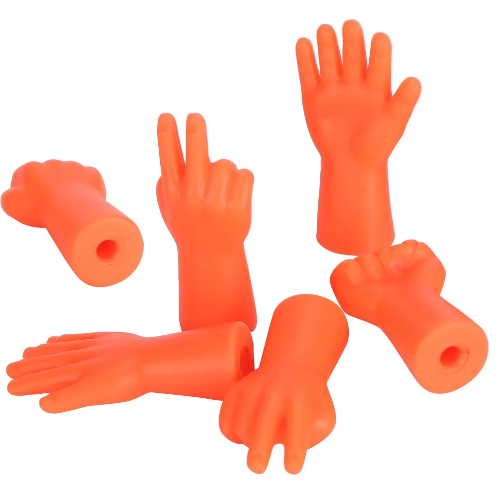 12pcs Hand Shape Design Needle Protector Caps Anti-Slip Prevent Dropping Knitting Pin Protectors Sweater Pin Caps