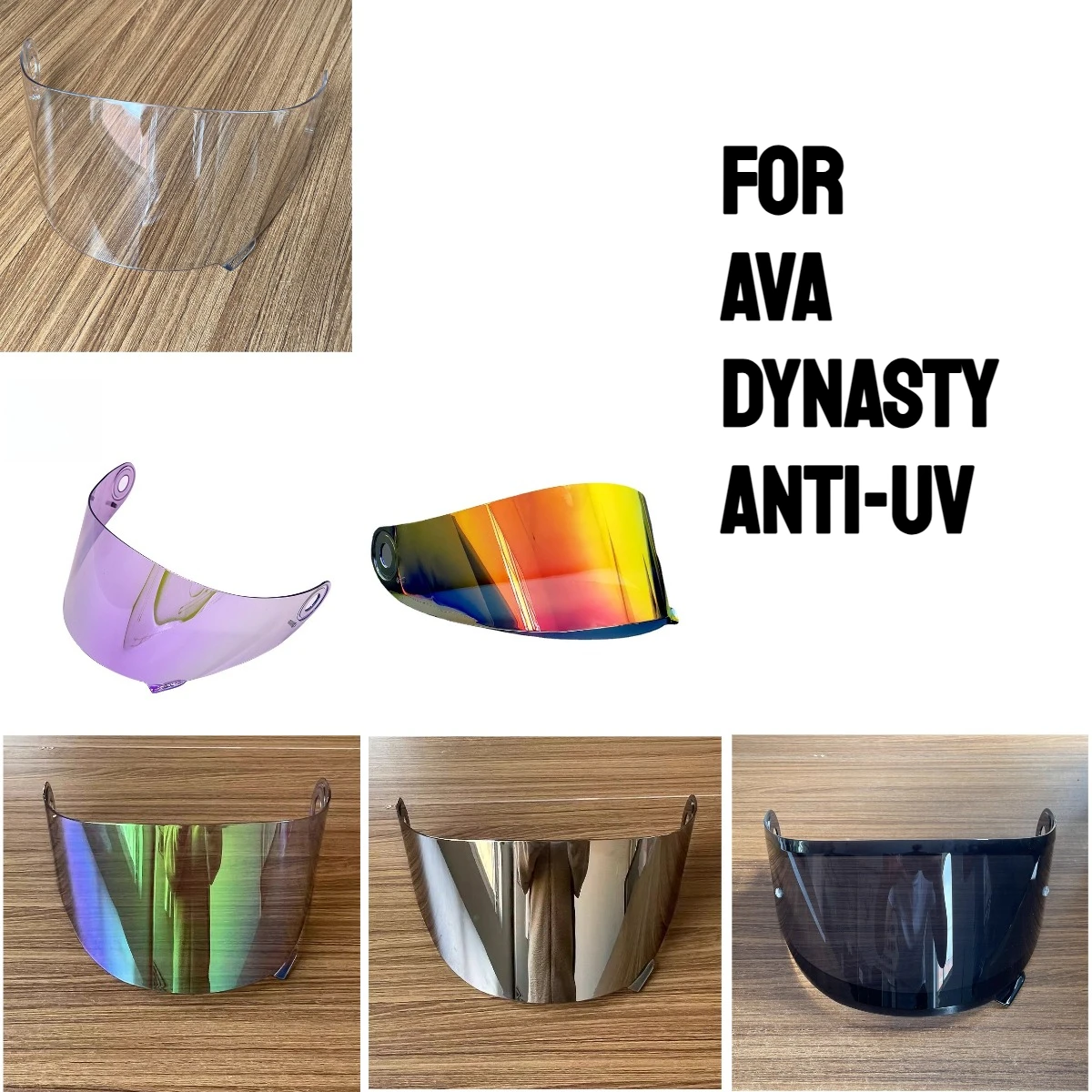 

1pcs Motorcycle Helmet Visor for AVA Dynasty Anti-UV Dustproof Helmet Lens Helmet Accessories Sunglasses