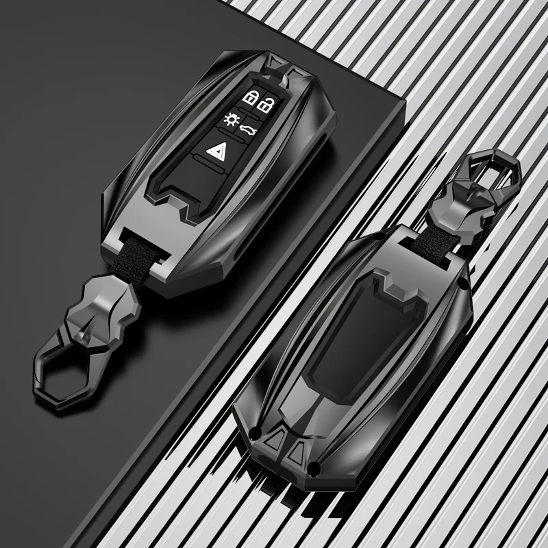 5/6 Buttons Smart Car Remote Key Shell For Volvo S60L/XC60/S80L/V60/V40 Fob Zinc Alloy Car Key Case Cover