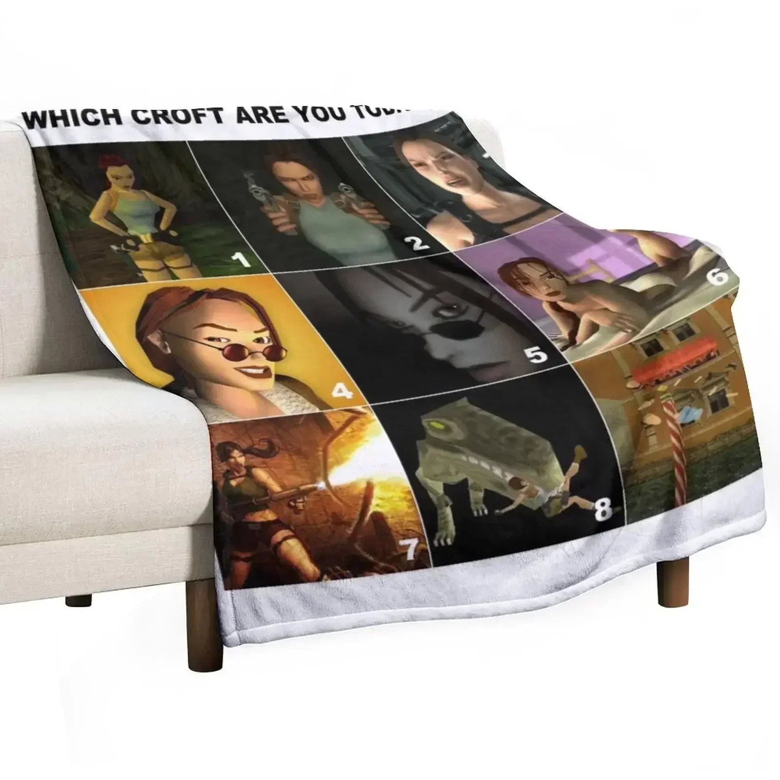 Which Croft are you today? Throw Blanket Beautifuls Hair For Sofa Thin Moving Sofa Quilt Loose Blankets