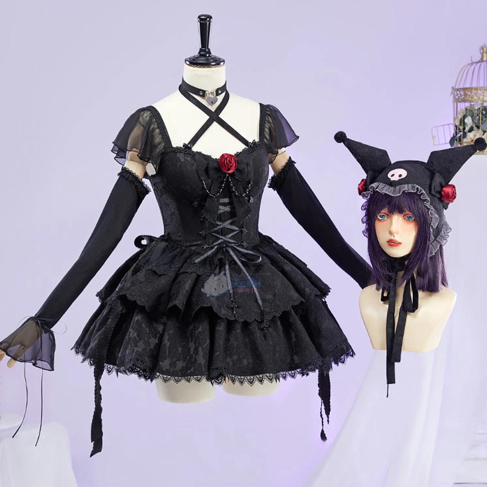 Kitagawa marin cosplay anime meu vestido querido cos nome traje gótico lolita vestido peruca adereços festa de halloween menina novo uniforme