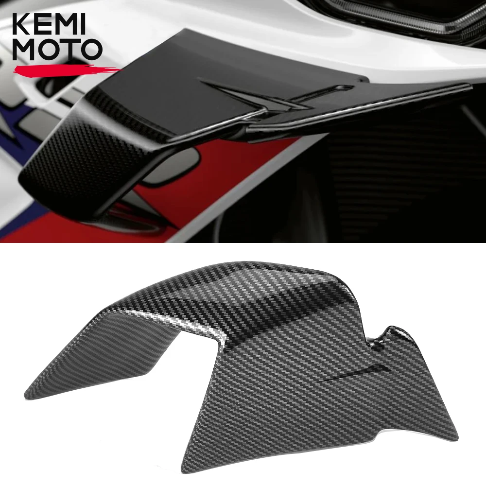 

For BMW S1000RR 2019-2021 Front Spoiler Fxed Wind Winglet Motorcycle Aerodynamic Wing ABS S 1000RR 2020 M1000RR 2022 Accessories