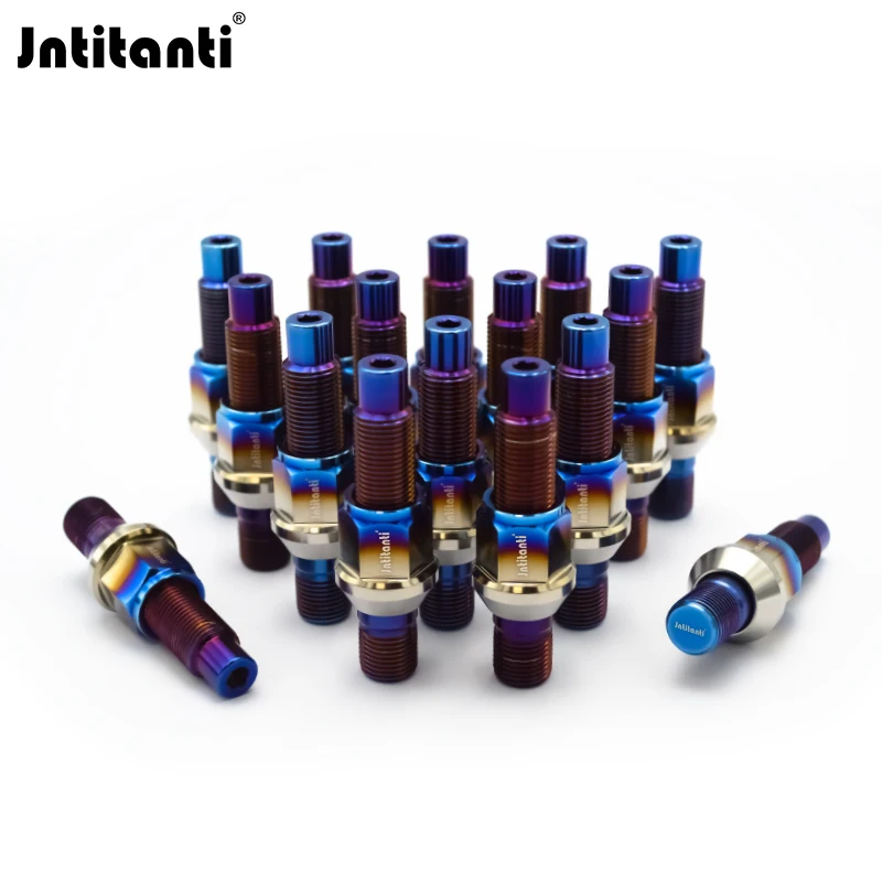 

Jntitanti никогда не ржавеет, легкие гоночные комплекты для переоборудования шпилек из титана Gr.5 M14*1,25 мм для гонок BMW MINI Rolls-royces