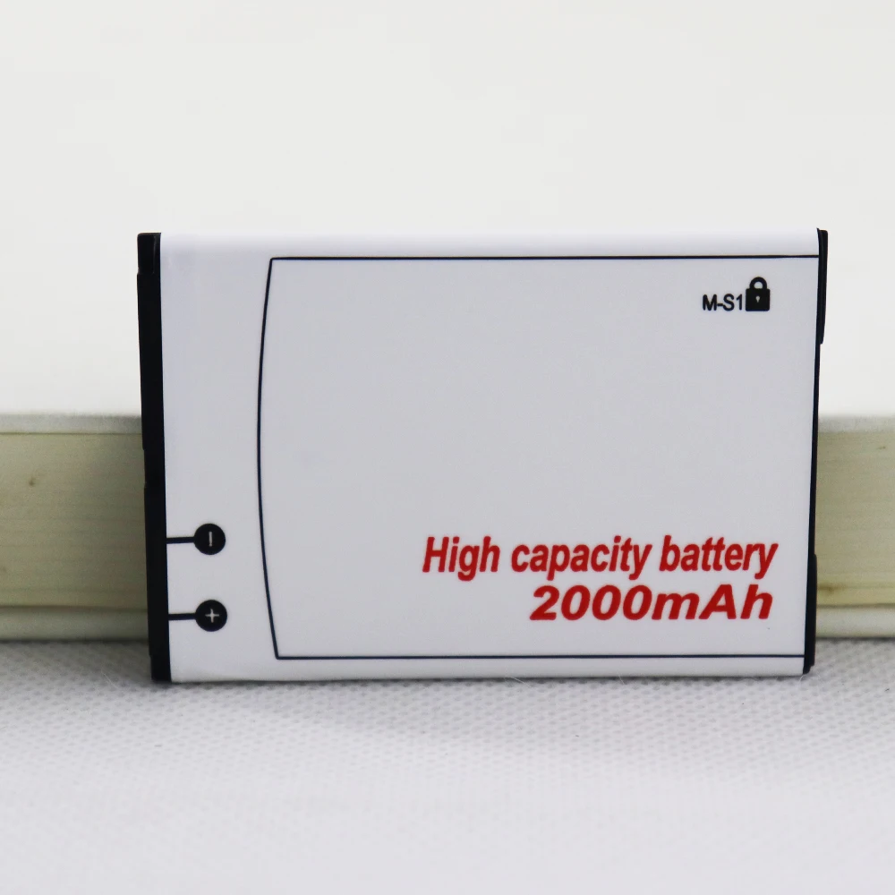 High Capacity 2000mAh MS1 M-S1 Battery For Blackberry Bold 9000,9030,9630,9700,9780 Mobile Phone