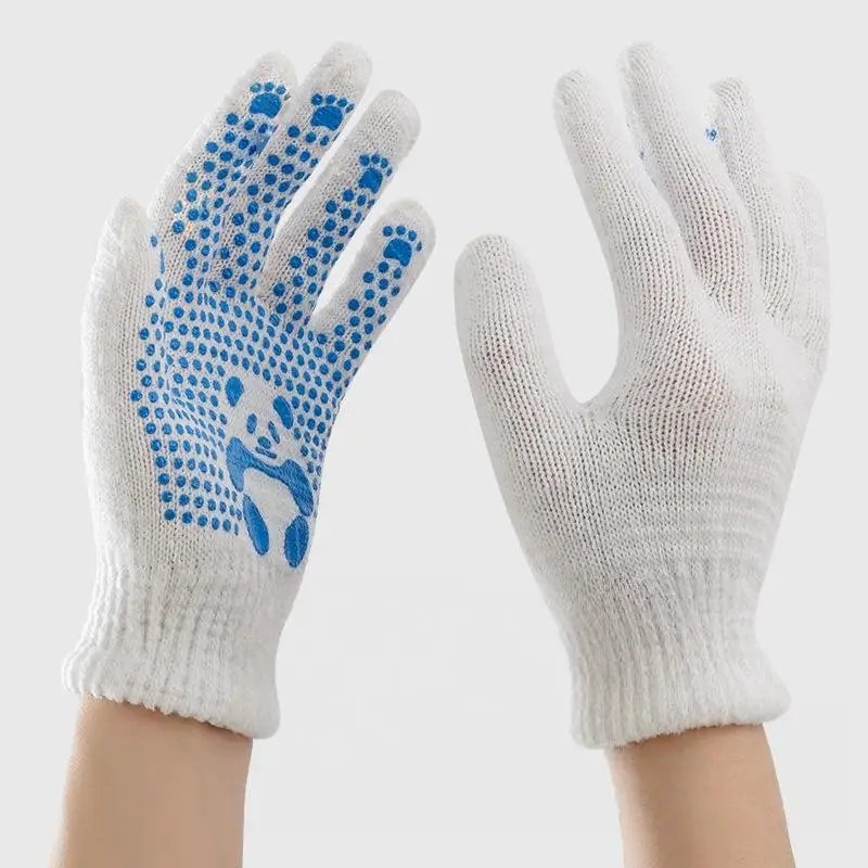 1pair Mittens Children Gloves Non-Slip Breathable Children Work Gloves Animal Pattern Hand Protectors Gardening Gloves