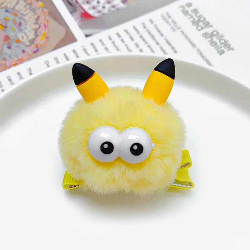 Cute Funny Big Eyes Cartoon Little monster Hair Clip For Girls Lovely Hair Decorate Hairpin Hairgrip Kids Hair Accessories