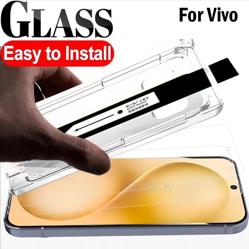 

1-3 шт. закаленное стекло для Vivo S30 Pro mini S20 Y17s Y27s Y27 Y35+ Y36 5G Y37 Pro Защитная пленка для экрана без пыли Простая установка