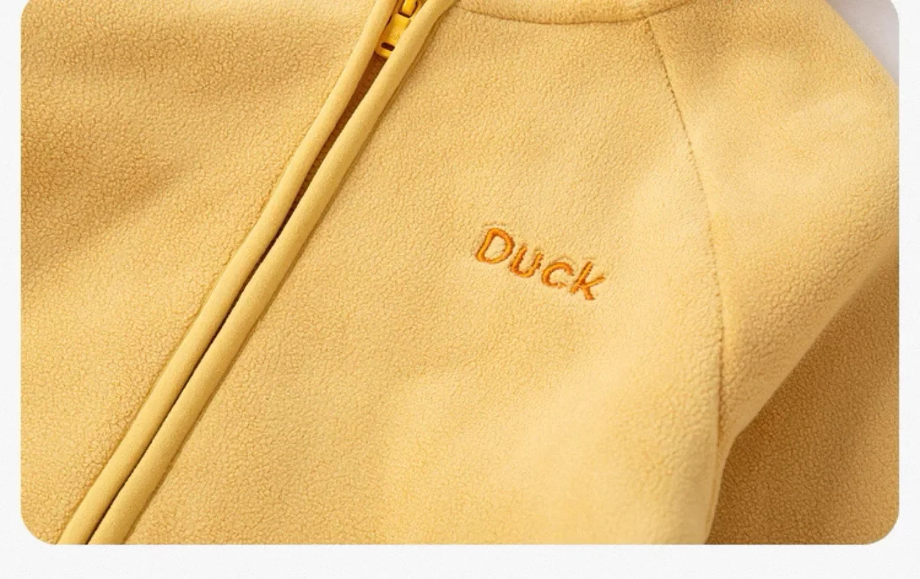Kinder 3D-Cartoon-Kapuzenjacke Herbst Winter Haferfleece Gefüttert Dick Warm Langarm Freizeit-Oberbekleidung für Kleinkinder Jungen Mädchen – Detail 11