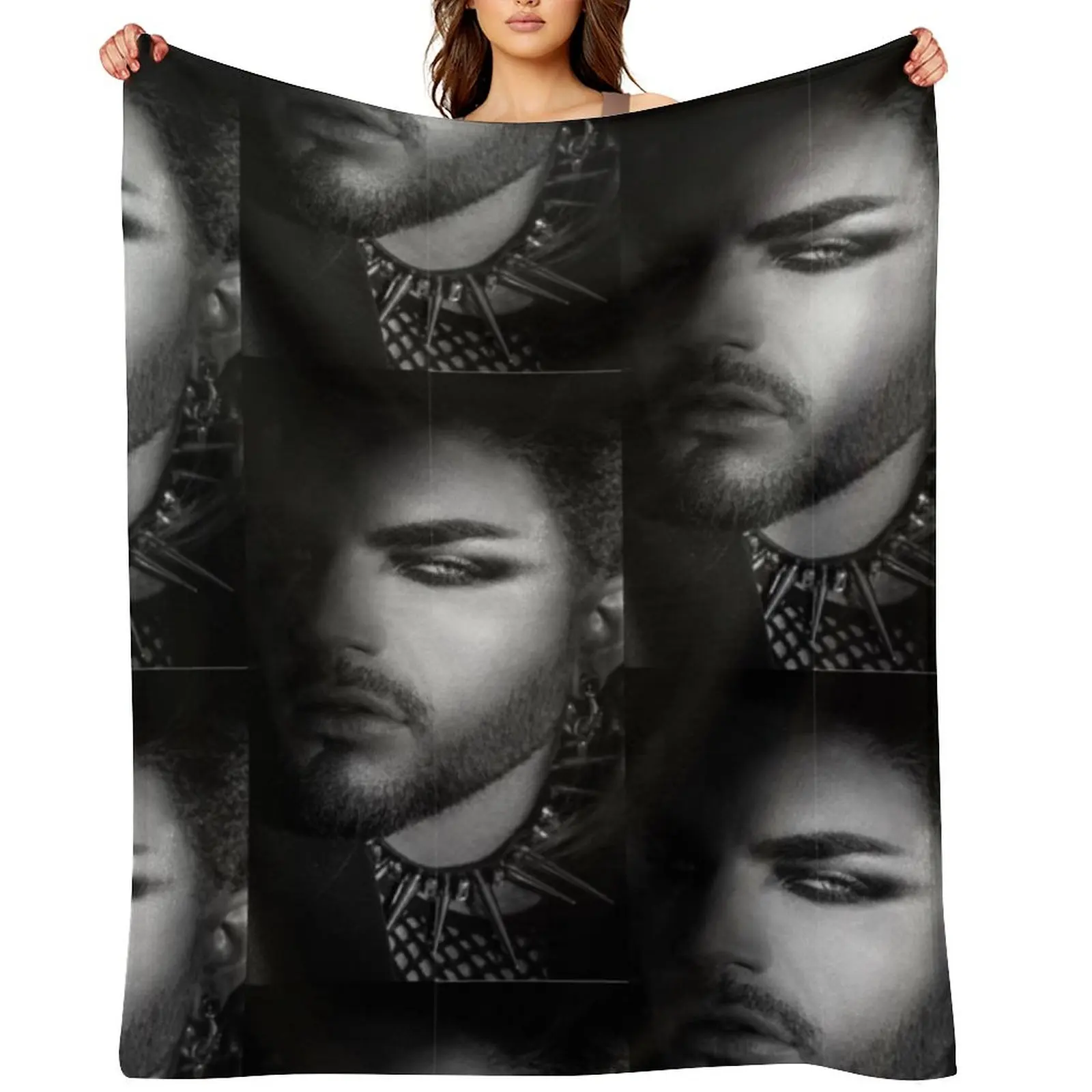 

Mysterious Adam Lambert Throw Blanket Camping For Decorative Sofa Hairy christmas gifts Blankets