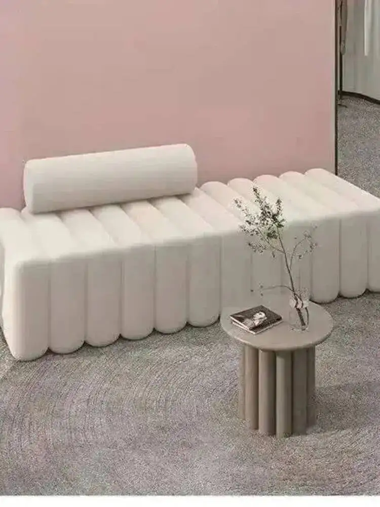 Stylish Shoe Bench with Cushioned Seat for Entryway or Closet Cloakroom Stool Upholstered Bed End Bench 60/80/100cm Length Seat