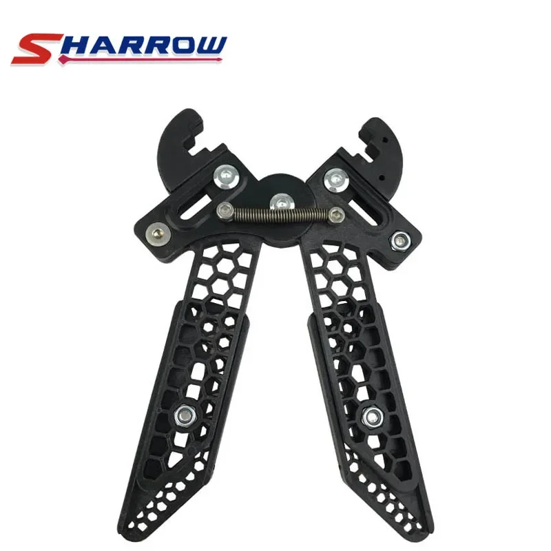 

Sharrow 1 Piece Compound Bow Stand Adjustable Black Support Compound Bows Shooting Hunting Bow Accessory