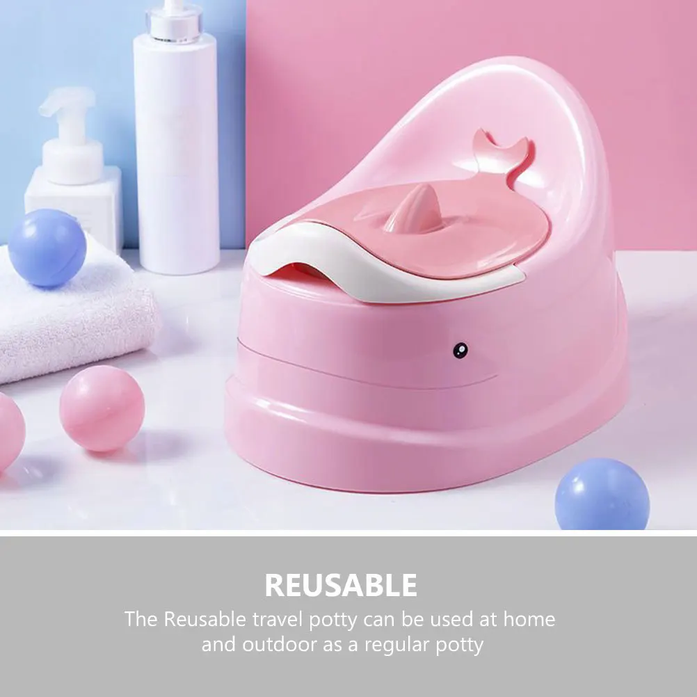 Vasino per bambini Toilette da allenamento Vasino da viaggio portatile per bambini per uso domestico all'aperto Sedile WC riutilizzabile per bambini