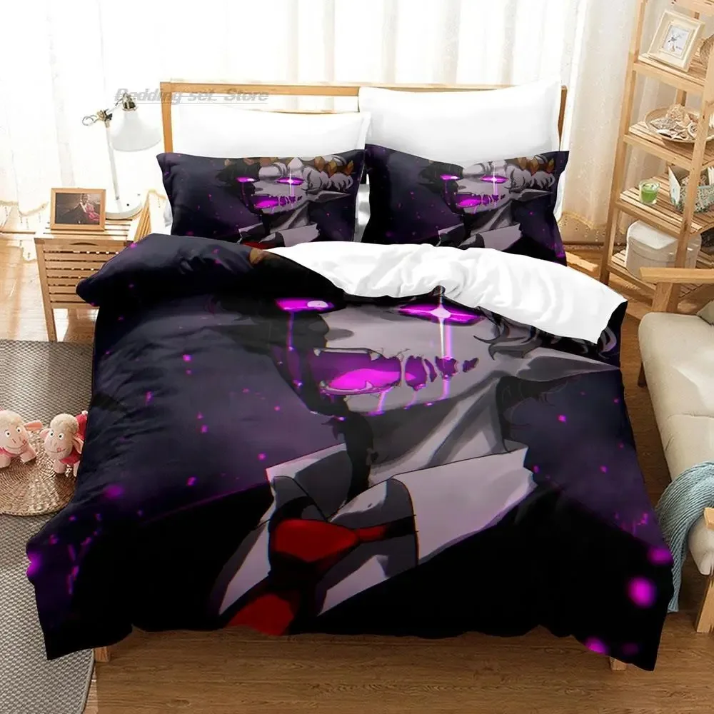 

Ranboo Bedding Set Single Twin Full Queen King Size Bed Set Aldult Kid Bedroom Duvetcover Sets 3D Print Cartoon bed sheet set