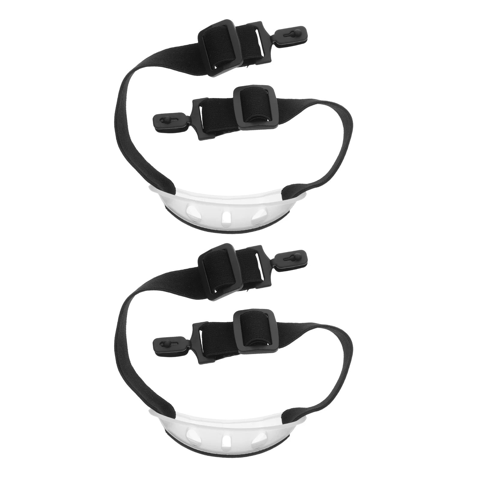 2Pcs Adjustable Hard Hat Chin Straps Secure Fit Durable Elastic Safety Chin Guard for Construction Industrial Outdoor Use