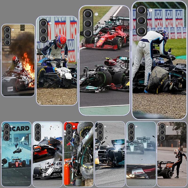 A Major Accident Occurred During the Competition Phone Case for Samsung A54 A14 A24 A34 A17 A37 A57 A55 A35 A25 A15 A13 A23 A33