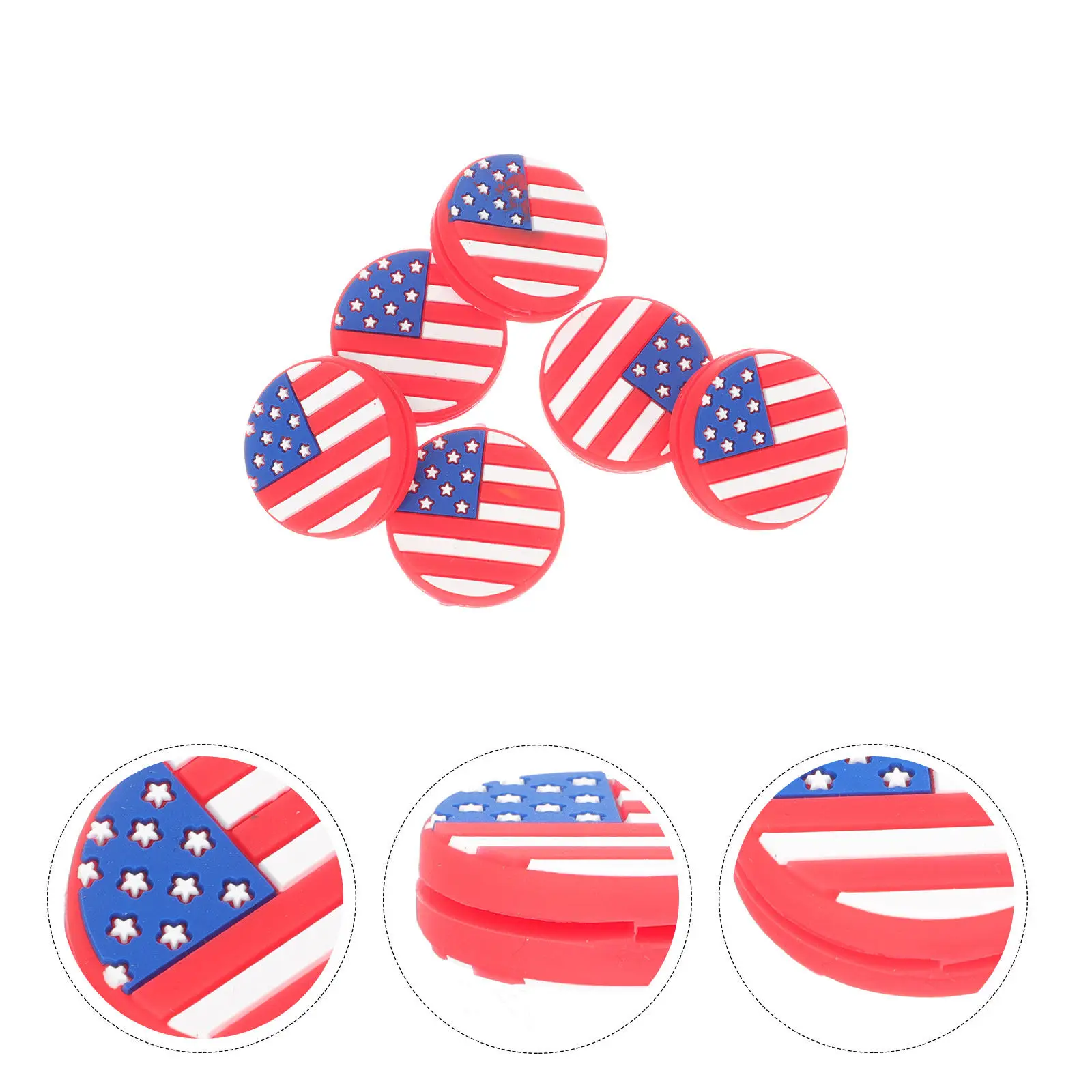 

6 шт. виброгасителей для теннисных ракеток