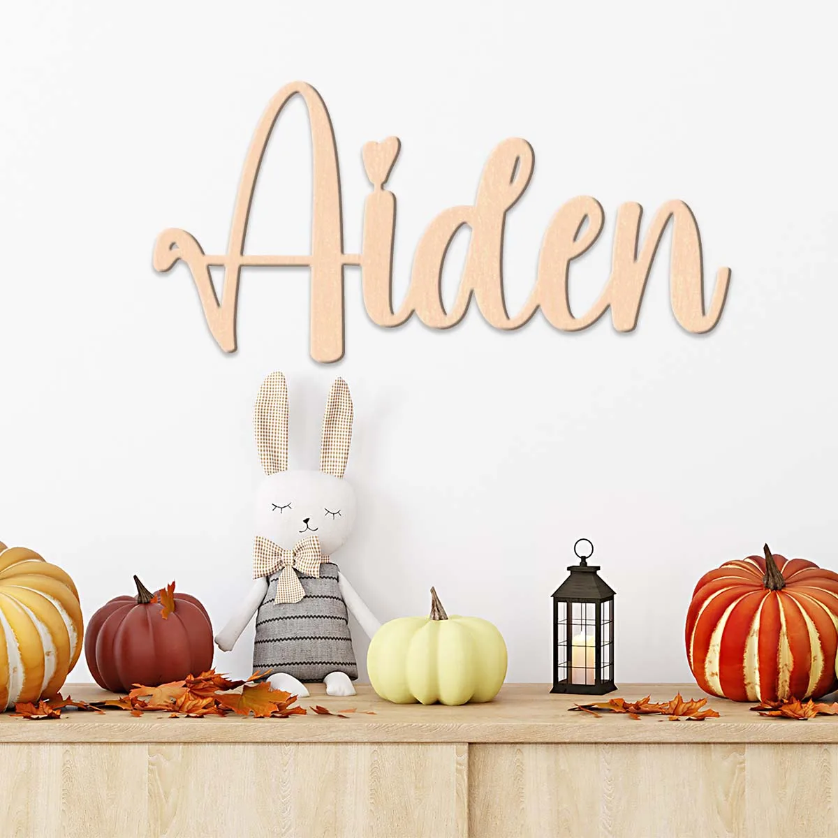 1 قطعة اسم شخصي رائع مادة خشبية علامة خشبية غير مكتملة للرسم أو التألق #5