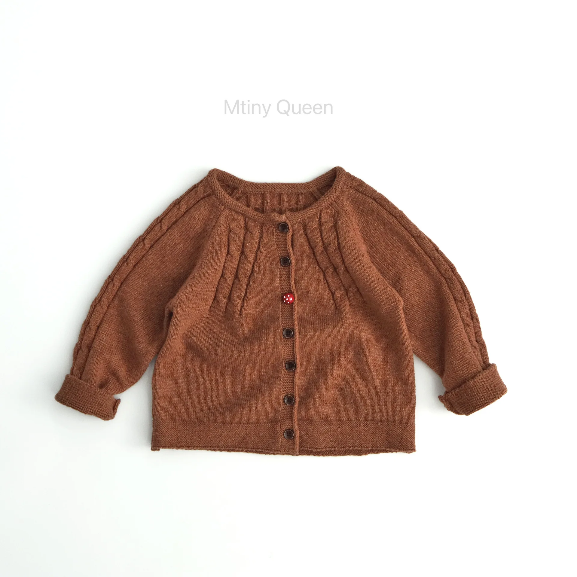 Spring New Children Long Sleeve Sweater Coat Cotton Boys Knitted Cardigan Solid Kids Girls Casual Tops Toddler Clothes