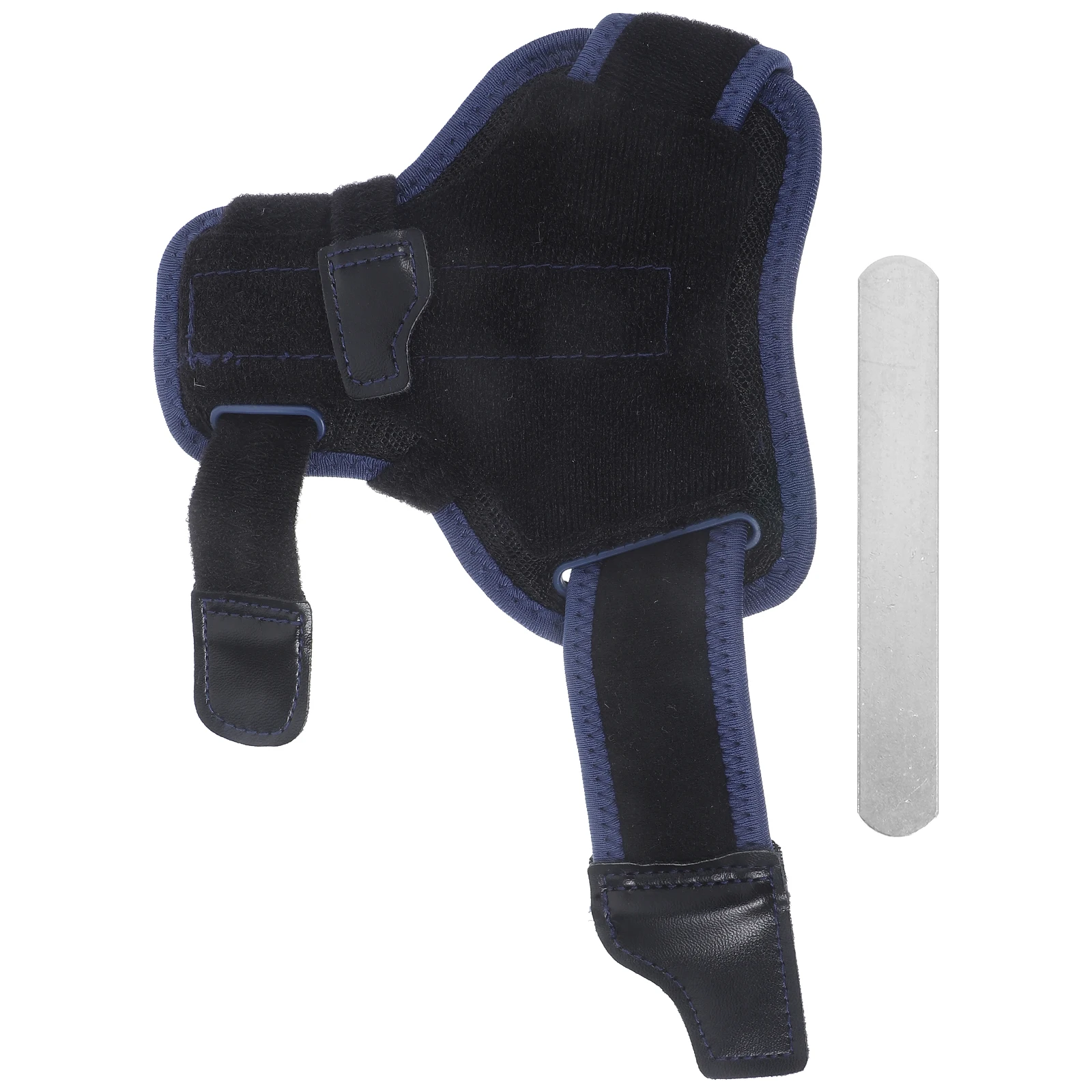 

Finger Wrist Guards Splint Thumb Brace Sprained Support Stabilizer Wrap Blue Black Aluminum Strip Enhanced