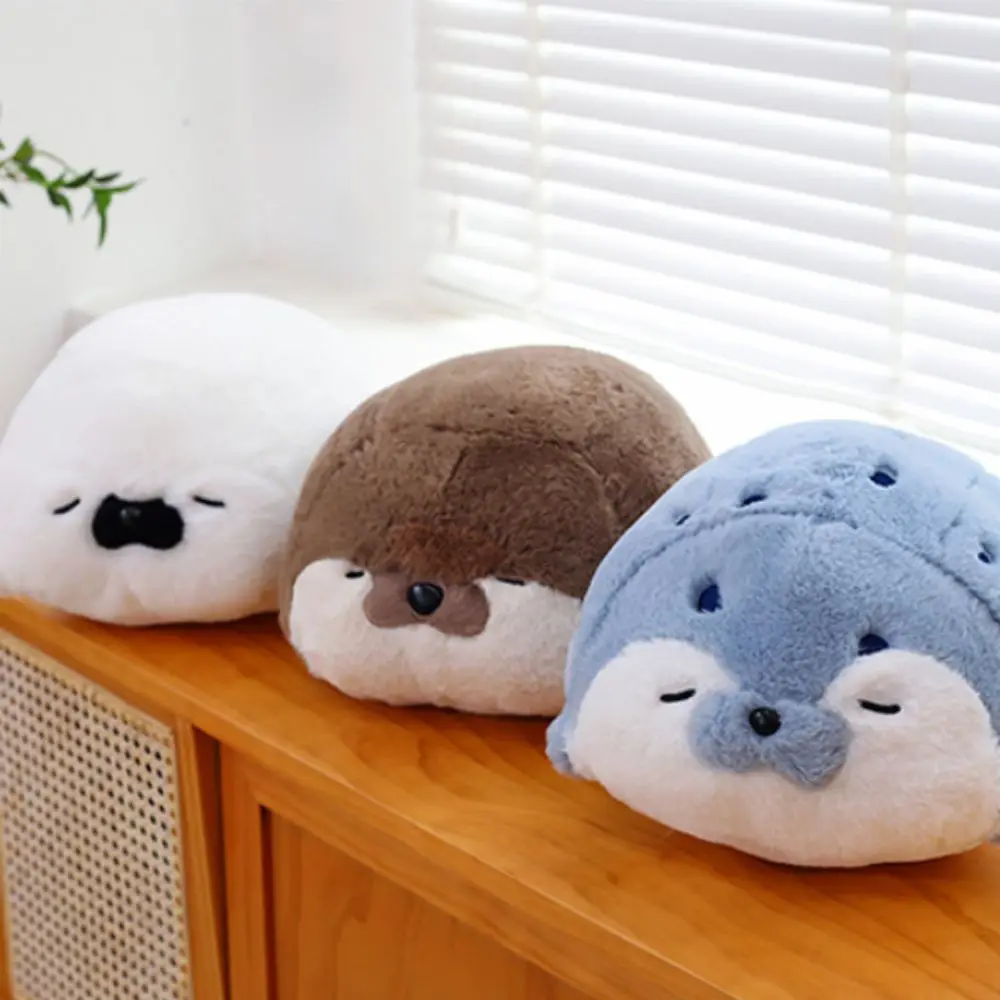 Simulation Cartoon Otter Plush Toys Funny Lifelike Animal Otter Toys Fashion Lying Down Seal Stuffed Dolls Children Toys