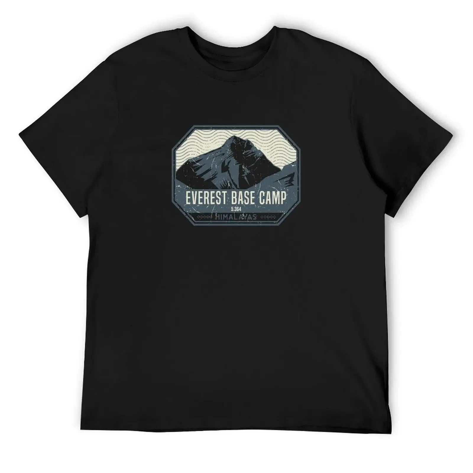 Mount Everest, Base Camp T-Shirt vintage t shirts man t shirt plus sizes mens graphic t-shirts anime