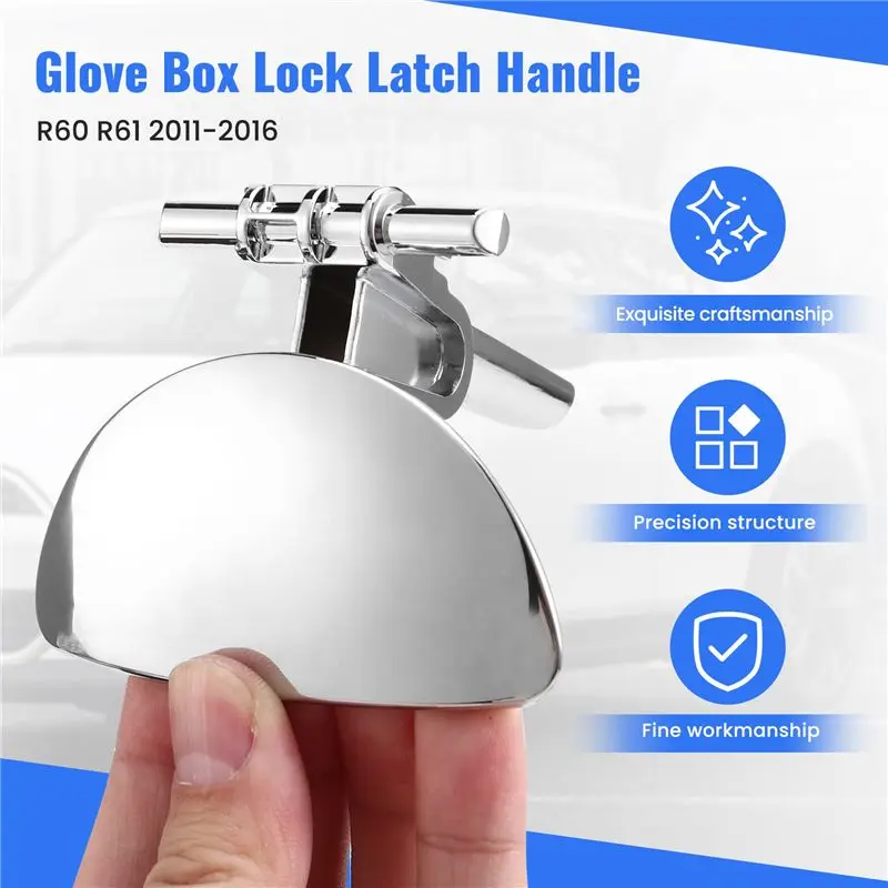 AEA7-Car Glove Box Lock Latch Opener Handle Knob Trim Cover For MINI R60 R61 Countryman & Paceman 2011-2016 51169801438