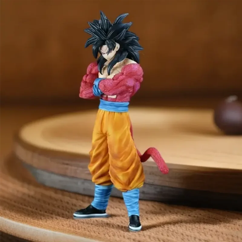 Jt Anime Dragon Ball Figure Super Saiyan 4 Son Goku Statue Pvc Collection Model Toys  Desktop Decoration Figurine Gift 32cm Toy view 4
