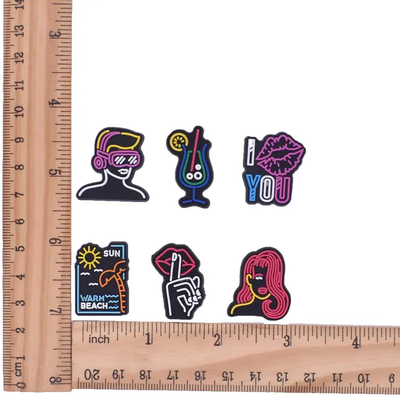 Single Sale lovely PVC shoes charms cartoon Accessories for bag clogs shoe Decorations DIY man boy gifts wholesale - Detail 1