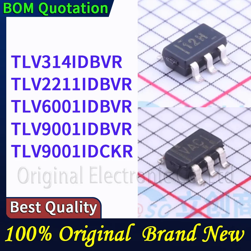 

5 шт./лот TLV314IDBVR TLV2211IDBVR TLV6001IDBVR TLV9001IDBVR TLV9001IDCKR В наличии Оригинальные высококачественные товары