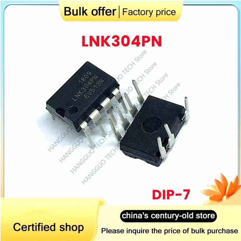 

20PCS/Lot LNK304PN LNK304 Power drive management chip LNK304 DIP-7 power management chip best quality